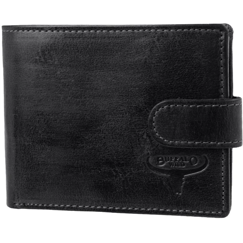 Чоловіче портмоне Buffalo Wild чорне (DNKN1189L-HP - black)