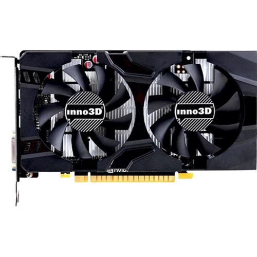 Видеокарта Inno3D GeForce GTX 1050 Ti Twin X2 (N105T-1DDV-M5CM): Объем памяти, Гб 4
