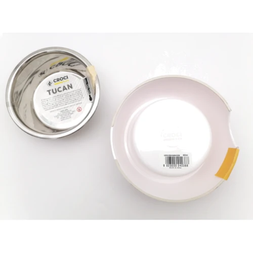 Миска Croci MILAMINE TUCAN для собак из нержавейки сменная чаша 0.8 л 24 см (C6059238): Особенности Противоскользящее основание