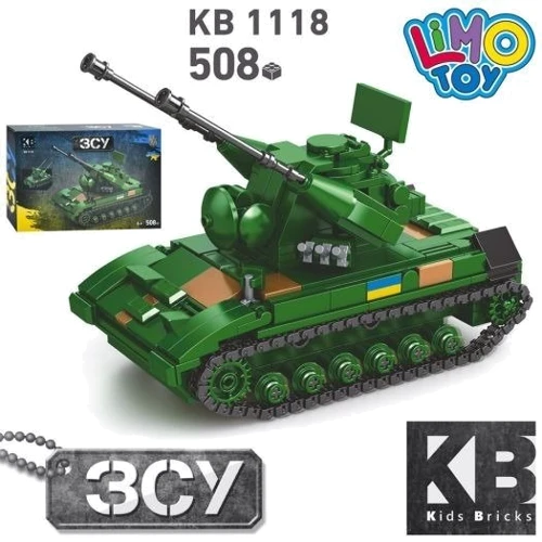 Конструктор Limo Toy Военная техника Гепард 508 дет. (KB 1118): Рекомендуемый возраст от 6 лет