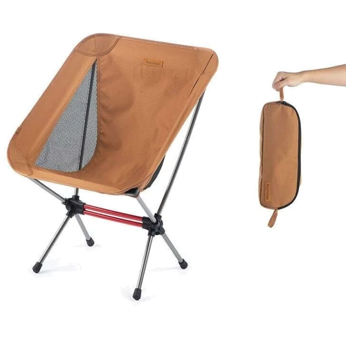 Крісло складане Naturehike Moon YL08 NH20JJ027 600D Oxford алюміній помаранчевий