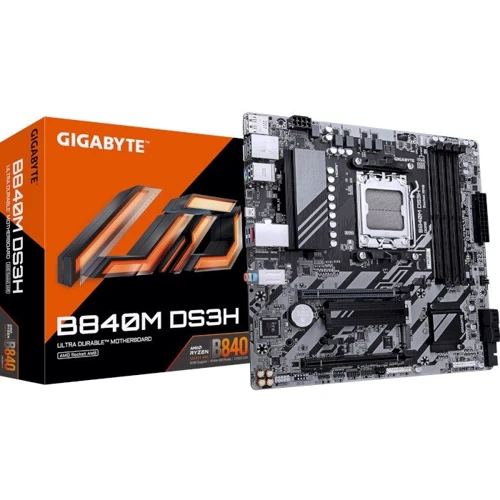 GIGABYTE B840M DS3H: Оперативна пам'ять 4xDDR5 8200 МГц, до 256 ГБ