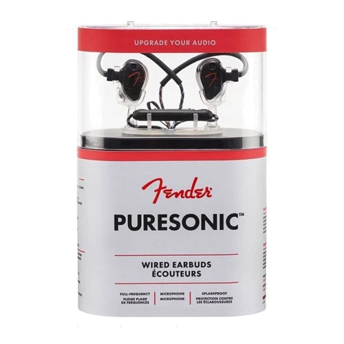 Наушники Fender Puresonic Wired Earbuds Black Metallic (PSWEBLK)
