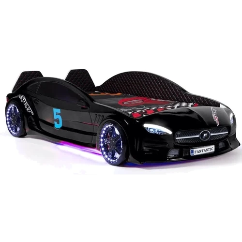 Детская кровать машина Fantasy Mercedes черная