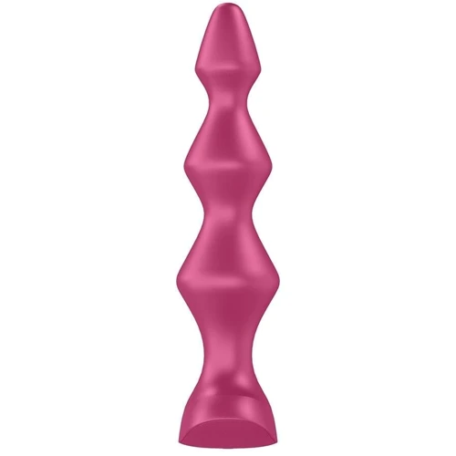 Анальный стимулятор-бусины с двумя моторами Satisfyer Lolli-Plug 1 (Berry)