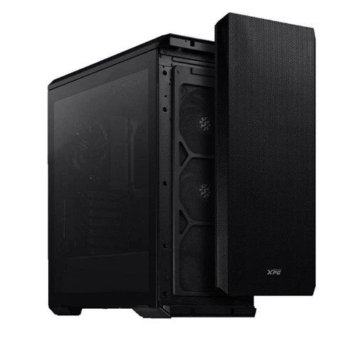 Корпус ADATA DEFENDER-BKCWW: Матеріал передній панелі пластик і метал