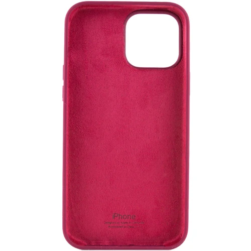Чехол для iPhone Mobile Case Silicone Case Full Protective Maroon for iPhone 13 Pro: Цвет бордовый