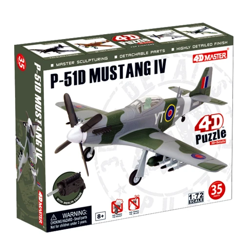 Об'ємний пазл 4D Master "Літак F-51D Mustang 4" (26908)