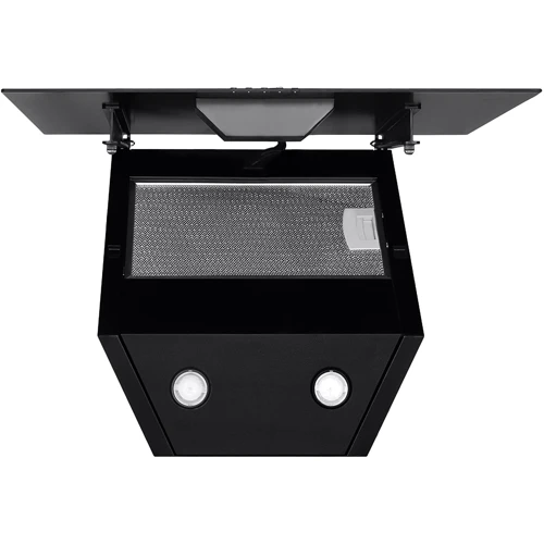 Витяжка Minola HDN 5222 BL/INOX 700 LED: Матеріал корпусу металл / стекло