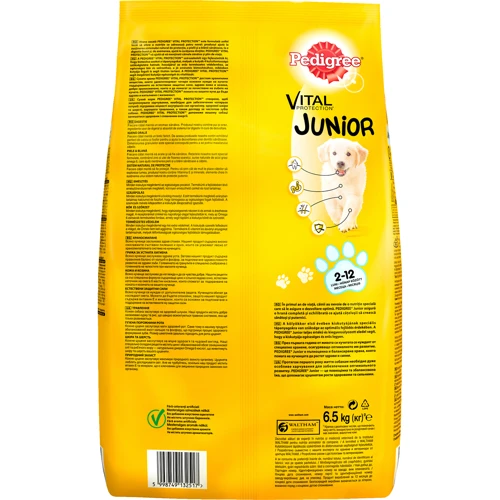 Сухой корм Pedigree Junior для щенков с курицей и рисом 6.5 кг (5998749132517): Возраст Щенки