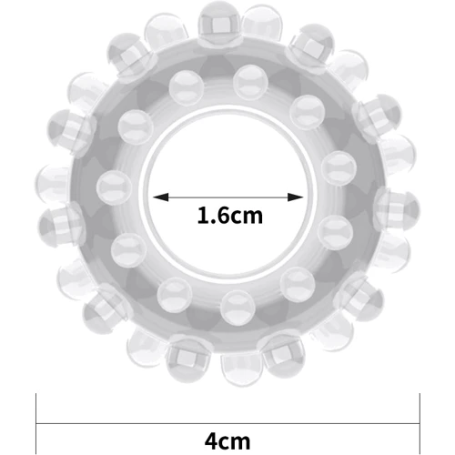 Ерекційне кільце LoveToy Power Plus Cock Ring Series 2 Clear