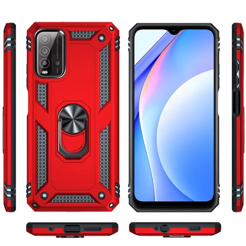 Чохол для телефона BeCover Military Red for Xiaomi Redmi Note 9 4G / Redmi 9T / Redmi 9 Power / Poco M3 (706648): Сумісність Xiaomi Redmi Note 9 4G / Redmi 9T / Redmi 9 Power / Poco M3
