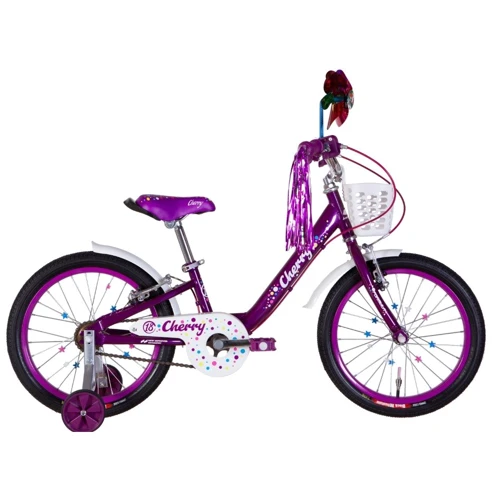 Велосипед 18" Formula CHERRY 2022 (фиолетовый с белым)