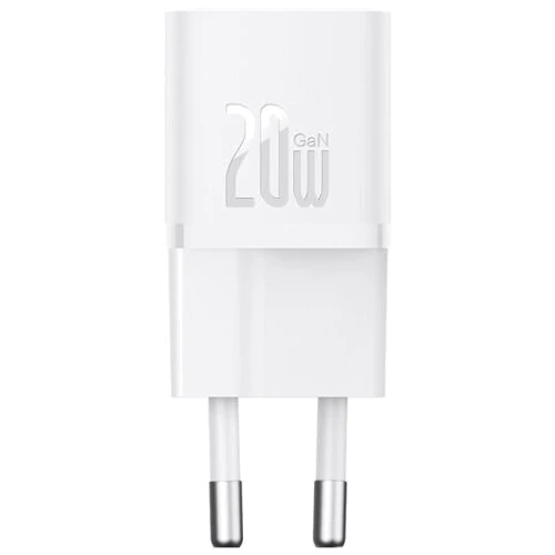 Зарядний пристрій Baseus USB-C Wall Charger GaN5 mini 1C 20W White (CCGN050102): Сила струму 2.4а і більш