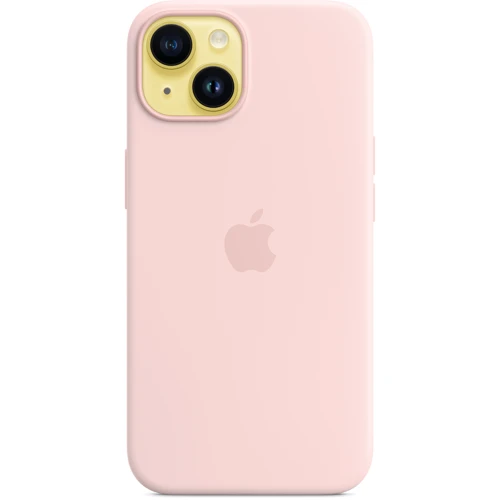 Чехол для iPhone Apple iPhone 14 Silicone Case with MagSafe - Chalk Pink (MW5V3ZE/A) фото 7