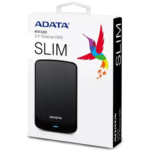 Внешний жесткий диск ADATA HV320 1 TB Black (AHV320-1TU31-CBK): Форм-фактор 2.5"