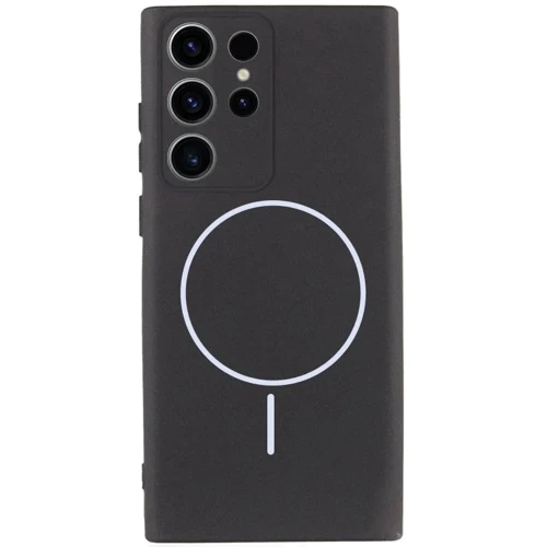 Чехол для телефонов Lakshmi Case Silicone Cover Full Camera MagFit Black for Samsung S918 Galaxy S23 Ultra