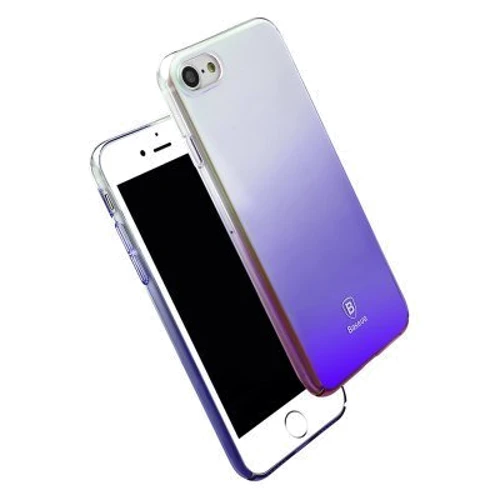 Чехол для iPhone Baseus Glaze Case Black Purple (WIAPIPH7-GC01) for iPhone SE 2020/iPhone 8/iPhone 7 фото 5