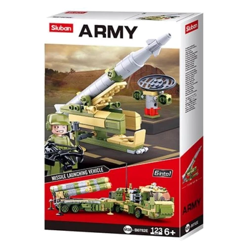 Конструктор SLUBAN M38-B0782E військова техніка, фігурка, 123дет, 14-24-4,5см