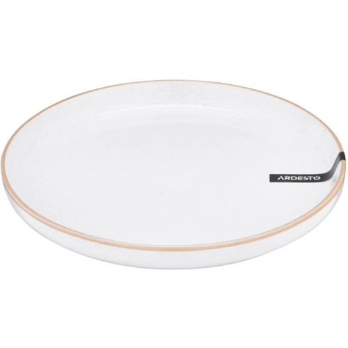 Тарілка обідня Ardesto Apulia 26.6 см біла (AR2927AW)