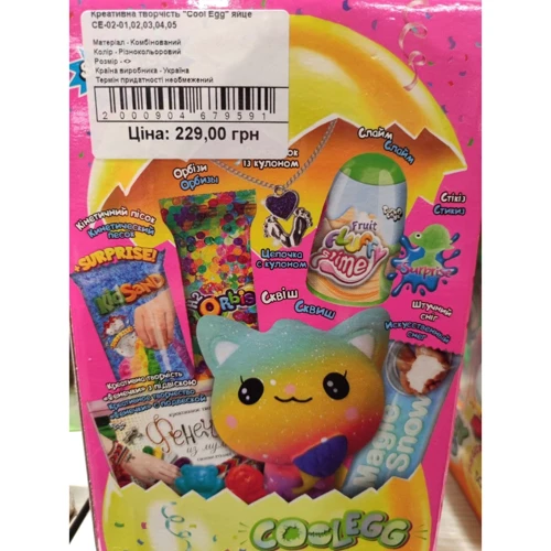 Набор креативного творчества Danko Toys Cool Egg Toy (CE-02-04)