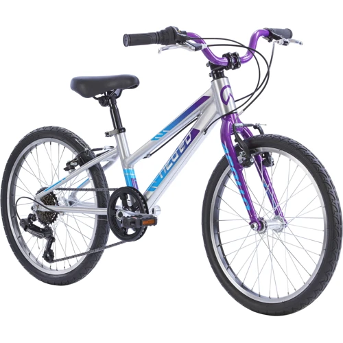 Велосипед 20" Apollo NEO 6s girls Brushed Alloy / Purple / Blue Fade (SKD-81-61)