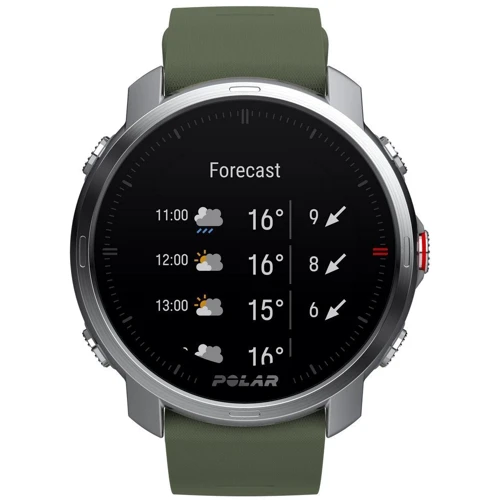 Смарт-часы Polar Grit X Green M/L (725882054230): Материал корпуса нержавеющая сталь