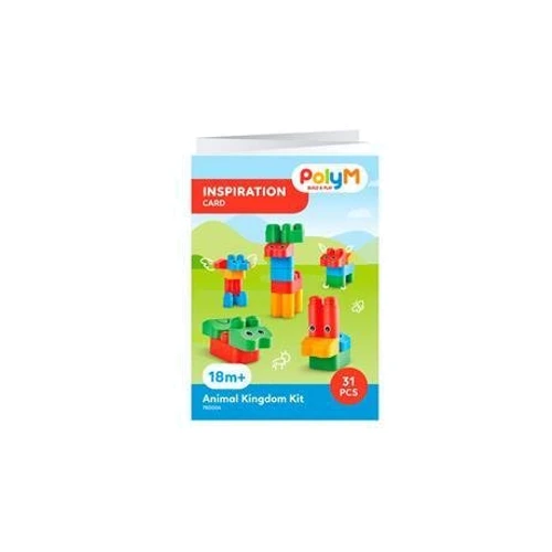 Конструктор PolyM Царство зверят 31 деталей (760004)