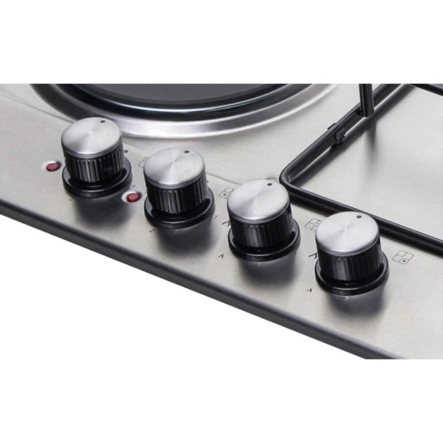 Варочная поверхность газовая Ventolux HG622 B2 S (X): Рабочая поверхность нержавеющая сталь