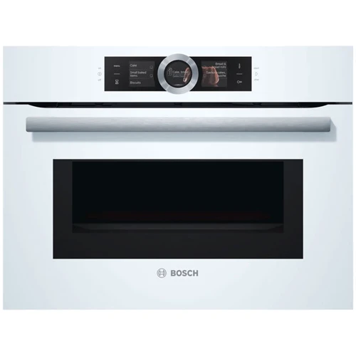 Духова шафа електрична Bosch CMG636BW1: Розміри 45.5 х 59.4 x 54.8 см