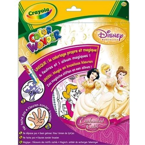 Книга-розмальовка Crayola Color Wonder з чарівними фломастерами "Принцеси" (55503)