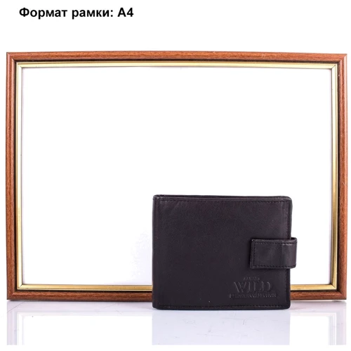 Мужское портмоне Always Wild черное (DNKN992L-CCF-black): Формат кошелька Вертикальный