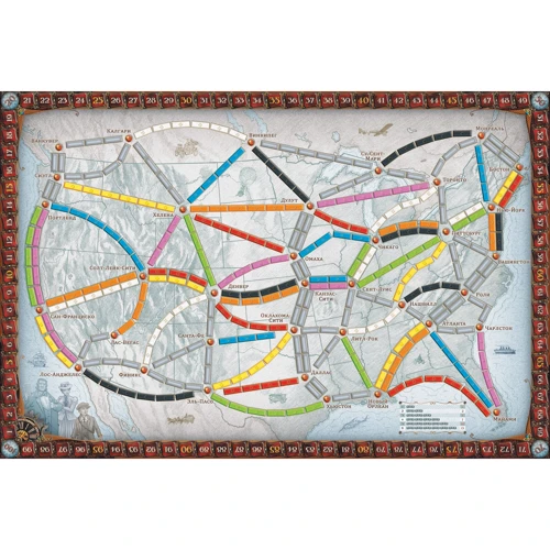 Настольная игра Hobby World Ticket to Ride: Америка (1530) фото 11