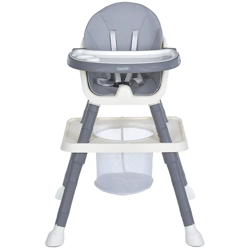 Стульчик для кормления Bambi серый (M 6041 Gray)