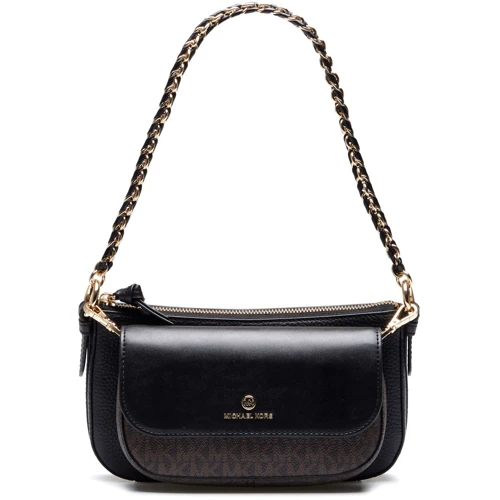 Женская сумка через плечо Michael Kors Jet Set Charm Md 4in1 Pouch Xbody черная (32H0GT9C8L292)