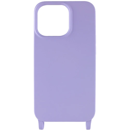 Чехол для iPhone TPU Case two straps California Lilac for iPhone 13 Pro Max: Цвет фиолетовый