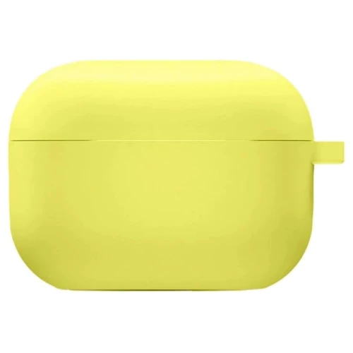 TPU Silicone Case with Carabiner Bright Yellow for Apple AirPods 4