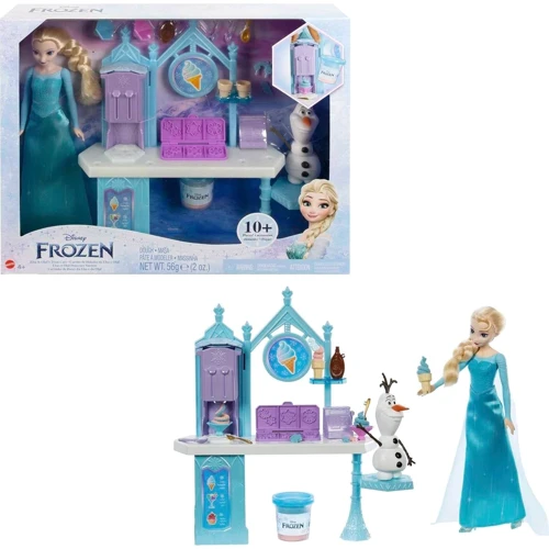 Набор Disney с Эльзой и Олафом Магазин мороженого (HMJ48) фото 4