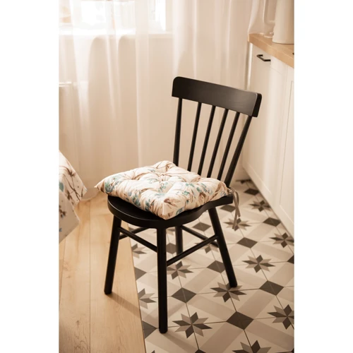 Подушка Подушка для стільця Ardesto Textiles Flower 40х40 см бежева (ART03PF) фото 6
