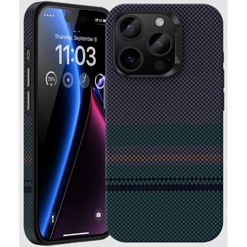 Чехол для iPhone Benks MagClap ArmorPro Case Aurora for iPhone 15 Pro: Цвет зеленый