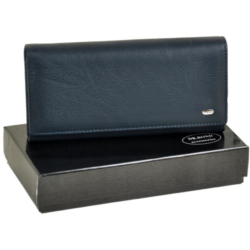 Женский кошелек Dr. Bond синий (29964 dark-blue)