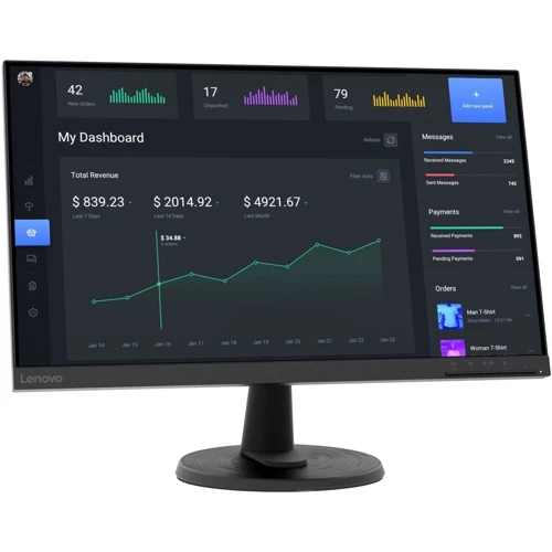 Монитор Lenovo D24-40 (67A2KAC6UA): Формат изображения 16:9
