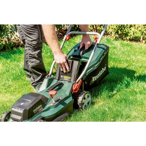 Газонокосилка Metabo RM 36-18 LTX BL 36 аккумуляторная (601716650): Материал корпуса Пластик