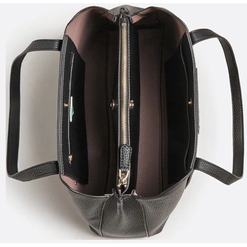 Женская сумка шоппер GUESS ECO BRENTON GIRLFRIEND SATCHEL черная (HWEVG839009-BLA): Пол Женский