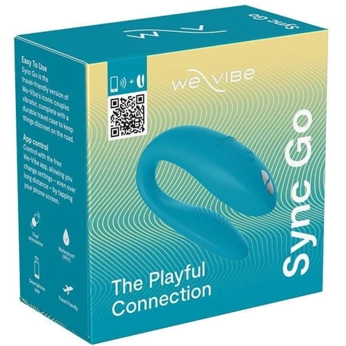Смарт-вібратор для пар We-Vibe Sync GO Turquoise