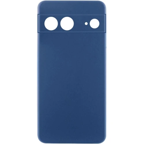 Чехол для телефонов Lakshmi Case Silicone Cover Full Camera Navy Blue for Google Pixel 7