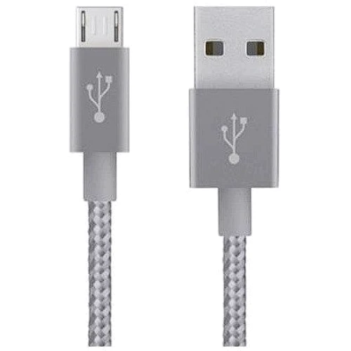 Кабель Belkin USB Cable to microUSB Mixit Metallic 1.8м Grey (F2CU021bt06GYTM)
