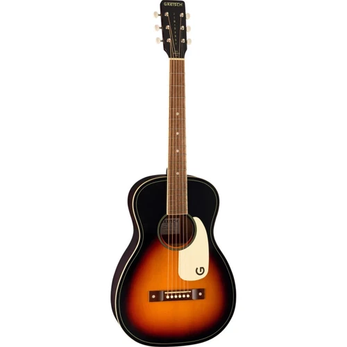 Гітара акустична GRETSCH JIM DANDY PARLOR REX BURST: Тип кріплення грифа Вклеенный