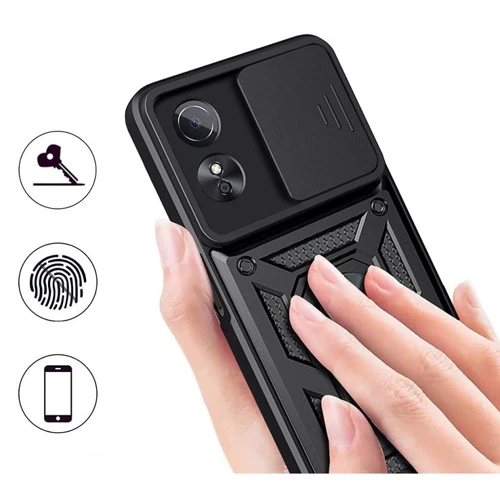 Аксессуар для смартфона BeCover Military Black for Oppo A17 (709113): Совместимость Oppo A17