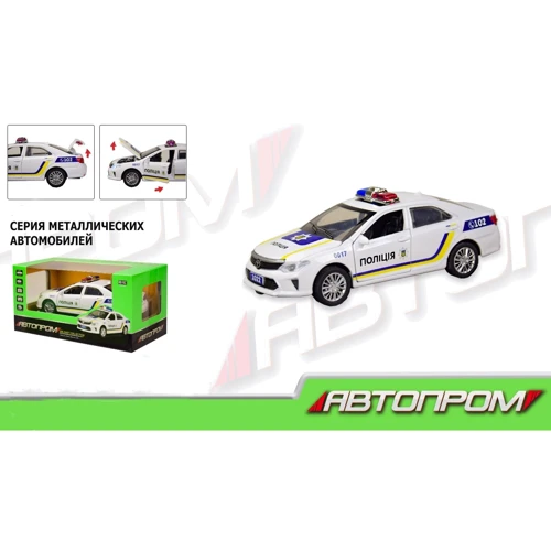Машинка металл 7844 АВТОПРОМ, 1:32-36 Полиция